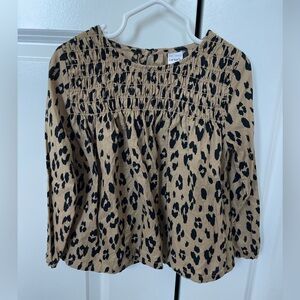 Carter’s Leopard Print Blouse for Toddler Girl Size 3T